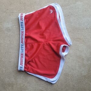 3/$25 Justice Girls Soffee Roll Athletic Shorts, Size 14